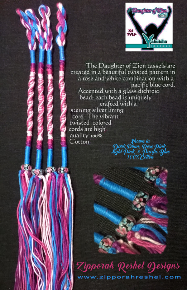 Tzitzit - Daughter of Zion -Yahuisha Style Tzitzit