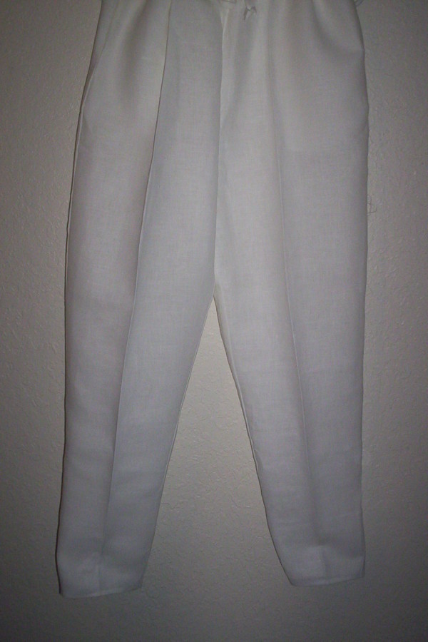 Drawstring Pants/Slacks 100% Linen