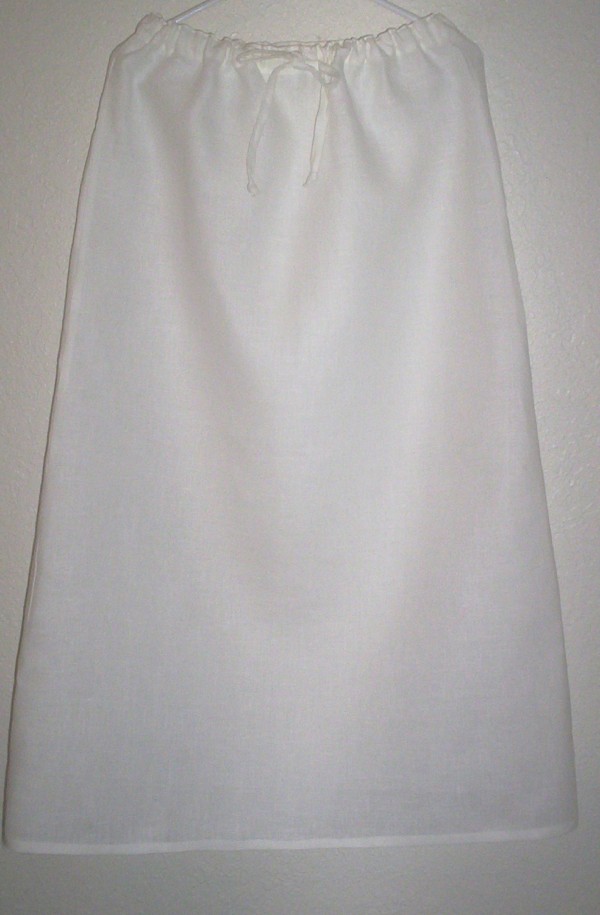 Drawstring Skirt 100% Linen