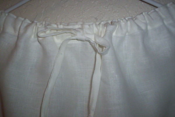 Drawstring Skirt 100% Linen