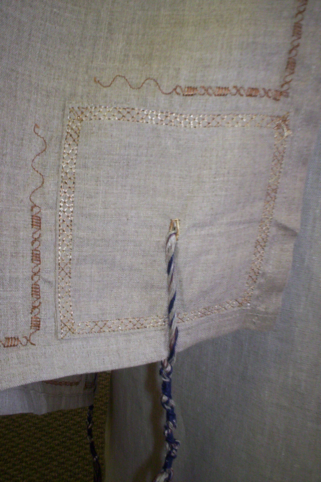 SALE - Design Your Own - Simple or Deluxe Tallit - Medium Weight 100% linen