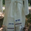 Zebulon Sash with fringe & embroidery